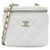 Borsa a Spalla Chanel Timeless Classic Line AP1340 Bianco