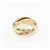 Anello Cartier Trinity in oro rosa bianco e giallo 18K