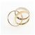 Anello Cartier Trinity in oro rosa bianco e giallo 18K - vista 3