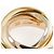 Anello Cartier Trinity in oro rosa bianco e giallo 18K - vista 4