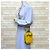 Mini borsa a tracolla Fendi Travel Giallo - vista 2