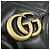 Borsa a tracolla Gucci GG Marmont 443497 DTDIT Nero - vista 4