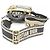 Borsa Christian Dior DIOR OBLIQUE Lady Mini Handbag Blu Multicolore - vista 9