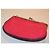 Pochette DKNY in tessuto rosso logata con catena dorata - vista 3