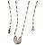 Autre Marque Collana Qeelin Xin Yen Lucky Cookie in Oro Rosa e Diamanti D'oro