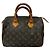 Louis Vuitton Speedy Handbag Monogram Canvas 25 Brown