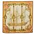 Hermès Sciarpa Hermes Carre 90 Tribord Bianco Beige