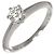 Tiffany & Co. Solitärring aus Platin 950