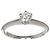 Tiffany & Co. Solitärring aus Platin 950 - Ansicht 2
