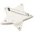 Spilla Chanel ABG038 Argento Cristallo - vista 2