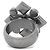 Chanel Ring in Rot und Silber - Ansicht 2