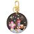 Portachiavi Illustrato Christmas Louis Vuitton Marrone