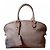 Gianni Versace Couture Borsa a mano in pelle motivo greca Beige