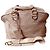 Gianni Versace Couture Borsa a mano in pelle motivo greca Beige - vista 5