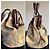 Borsa Bowling Chanel Graffiti Runway in tela Marrone Multicolore - vista 5