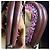 Borsa Bowling Chanel Graffiti Runway in tela Marrone Multicolore - vista 7