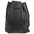 Louis Vuitton Drawstring Epi Leather Rucksack Schwarz