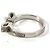 Anello Chanel in oro bianco 18K e diamanti con motivo a nastro - vista 7