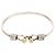 Tiffany & Co. Armreif mit Doppelhaken Silber Golden
