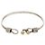 Tiffany & Co. Armreif mit Doppelhaken Silber Golden - Ansicht 4