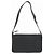 Bulgari Borsa a tracolla in pelle e tela Logomania Bvlgari Nero - vista 2