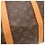 Borsa Boston Louis Vuitton Keepall 50 Monogram Marrone Monogramma - vista 9