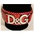 Parure Dolce & Gabbana Bracciale e Orecchini Pelle Rossa Rosso - vista 3