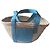 Loewe Paula's Ibiza Borsa Cesta Piccola Beige Blu chiaro