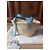 Loewe Paula's Ibiza Borsa Cesta Piccola Beige Blu chiaro - vista 3