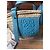 Loewe Paula's Ibiza Borsa Cesta Piccola Beige Blu chiaro - vista 5