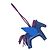 Hermès Portachiavi Cavallo Hermes Cheval Rodeo Pegasus MM Blu Porpora - vista 10