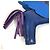 Hermès Portachiavi Cavallo Hermes Cheval Rodeo Pegasus MM Blu Porpora - vista 6