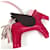 Hermès Llavero de Caballo Hermes Cheval Rodeo Pegasus MM Castaño Rosa  - vista 2