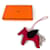 Hermès Llavero de Caballo Hermes Cheval Rodeo Pegasus MM Castaño Rosa  - vista 6