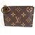 Louis Vuitton Monogram Portefeuille Lisa Compact Wallet Marrone Rosa