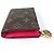 Louis Vuitton Monogram Portefeuille Lisa Compact Wallet Marrone Rosa - vista 3