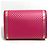 Portafoglio a tracolla con catena in pelle rosa Gucci - vista 2