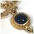 Orecchini Chanel CC Coco Mark Color Stone Faux Pearl Multicolore D'oro - vista 4