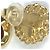 Orecchini Chanel CC Coco Mark Color Stone Faux Pearl Multicolore D'oro - vista 6