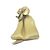 Accessorio per capelli Camellia con nastro CHANEL D'oro - vista 3