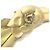 Accessorio per capelli Camellia con nastro CHANEL D'oro - vista 5