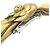 Accessorio per capelli Camellia con nastro CHANEL D'oro - vista 6