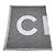 Sciarpa Chanel 19K Logo Large Stole Blanket Scarf Marrone