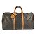 Borsa da viaggio Louis Vuitton Monogram Keepall 50 Marrone