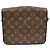 Borsa Louis Vuitton Cartouchiere Monogram Canvas MM Marrone - vista 2