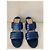 Sandro Sandali blu navy metallizzati con stelle - vista 2