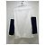 Autre Marque Camisa de algodón ECAILLE 3 blanca mangas contrastadas Negro Blanco - vista 2