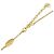 Collana L TO V Louis Vuitton M69643 Argento D'oro - vista 4
