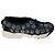 Sneakers Dior Fusion in mesh grigio con perle e cristalli Blu navy
