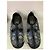 Sneakers Dior Fusion in mesh grigio con perle e cristalli Blu navy - vista 3